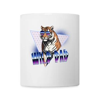 Wild Dad Aus Den 80er Perfekter Style - Tasse - Weiß - Vorne