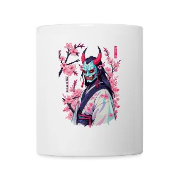 Oni Samouraï Vaporwave Esthétique Japon Culture - Mug blanc - blanc - Devant
