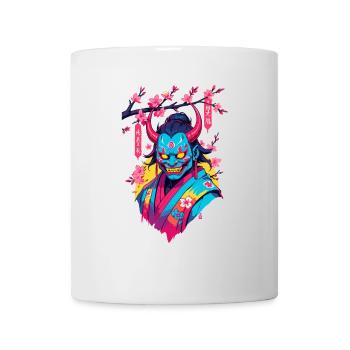 Oni Samouraï Vaporwave Esthétique Japon Culture - Mug blanc - blanc - Devant