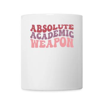 Student Absolute Academic Weapon - Mug - white - Front