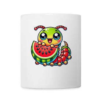 Centipede Melon Summer Fruit Watermelon - Mug - white - Front