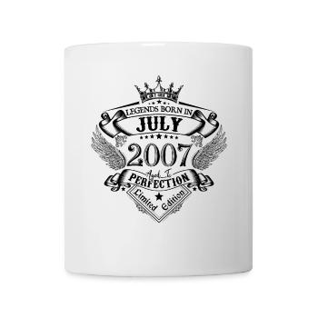 2007 Juillet 2007 anniversaire Juillet 2007 - Mug blanc - blanc - Devant