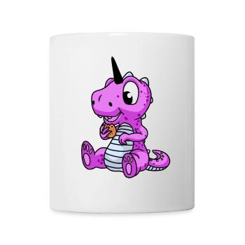 Unicorn Dragon Dino Fantasy Mythical Animals Kids - Mug - white - Front