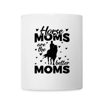 Pferde Mama - Tasse - Weiß - Vorne