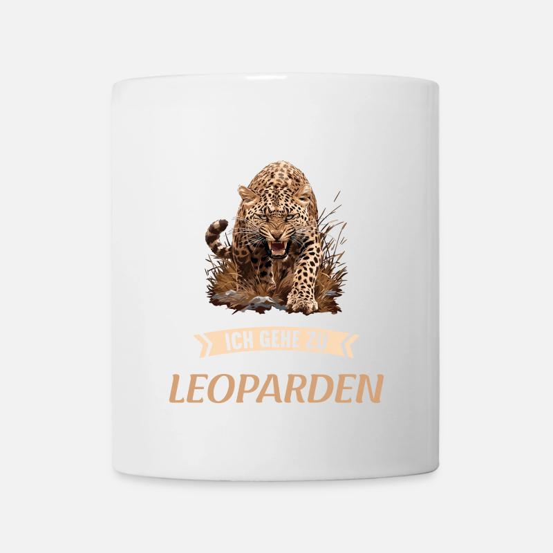 Leoparden Leopard - Tasse - Weiß