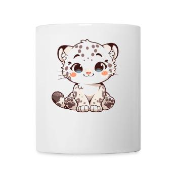 Snow Leopard Schneeleoparden Schneeleopard - Tasse - Weiß - Vorne