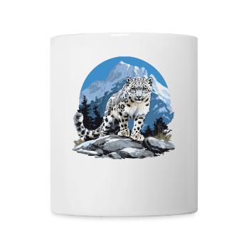 Snow Leopard Schneeleoparden Schneeleopard - Mug - white - Front