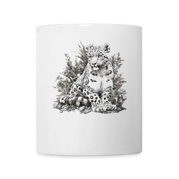 Snow Leopard Schneeleoparden Schneeleopard - Mug - white - Front