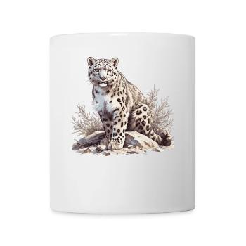 Snow Leopard Schneeleoparden Schneeleopard - Mug - white - Front