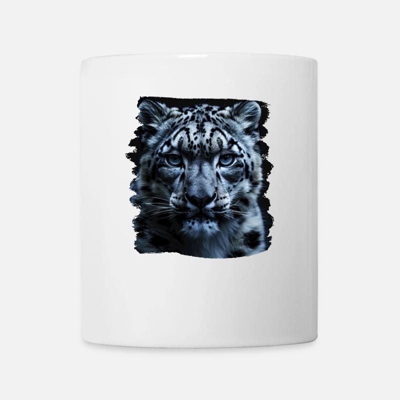 Snow Leopard Schneeleoparden Schneeleopard - Tasse - Weiß