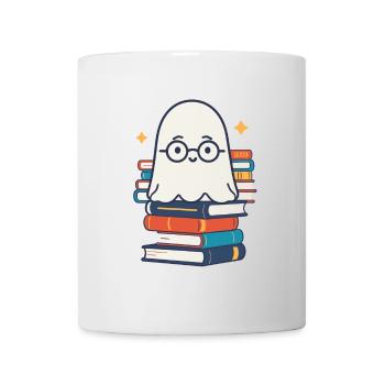 Book Lover Style Cute Bookish Design - Mug - white - Front