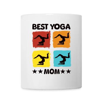 Best Yoga Mom - Tasse - Weiß - Vorne