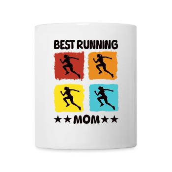 Meilleure maman qui court - Mug blanc - blanc - Devant