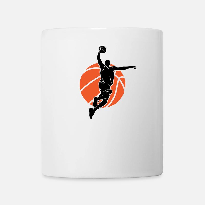 Joueurs de basket-ball Basketteurs Basket-ball - Mug blanc - blanc