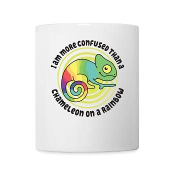 I'm more confused than a chameleon - Mug - white - Front