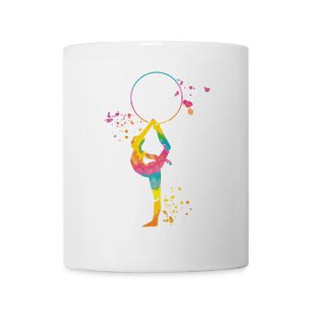 Gymnastics Hoops Rhythmic Gymnastics - Mug - white - Front