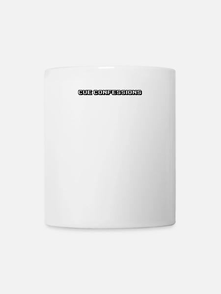 Billard - Cue Confessions - Tasse - Weiß