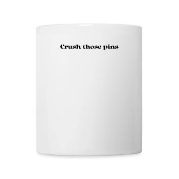Bowling - Écrasez ces quilles - Mug blanc - blanc - Devant