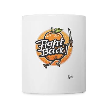 Ready for battle, the Peach Knight - Mug - white - Front