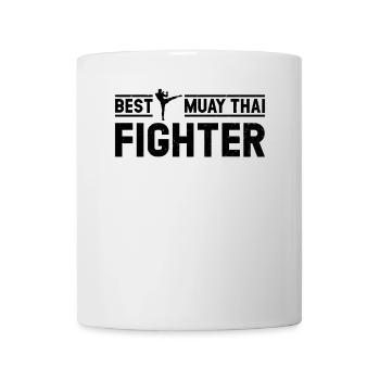 Meilleur combattant de Muay Thai - Combattant de Muay Thai - Mug blanc - blanc - Devant