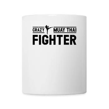 Crazy Muay Thai Fighter - Muay Thai Fighter - Mug - white - Front