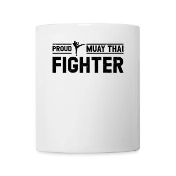 Fier combattant de Muay Thai - Combattant de Muay Thai - Mug blanc - blanc - Devant