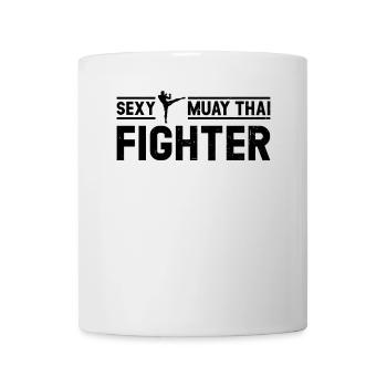 Combattante sexy de Muay Thai - Combattante de Muay Thai - Mug blanc - blanc - Devant