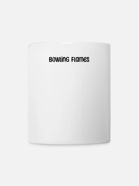 Bowling - Bowling Flames - Tasse - Weiß