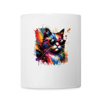 La vie est meilleure avec les chats - Mug blanc - blanc - Devant