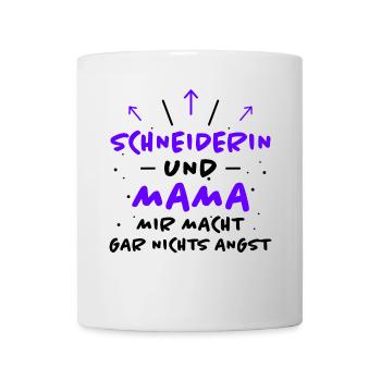 Schneiderin Spruch Lustiges Schneiderin Geschenk - Tasse - Weiß - Vorne