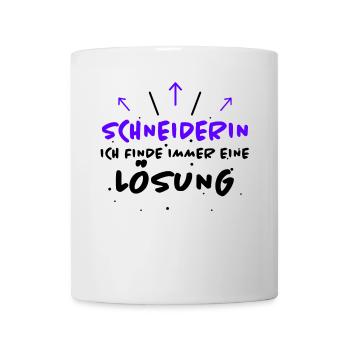 Schneiderin Spruch Lustiges Schneiderin Geschenk - Tasse - Weiß - Vorne