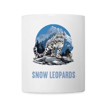 Snow Leopard Schneeleoparden Schneeleopard - Mug - white - Front
