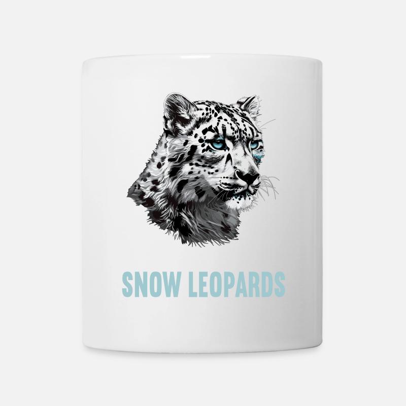 Snow Leopard Schneeleoparden Schneeleopard - Tasse - Weiß