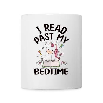 I read unicorn after bedtime - Mug - white - Front