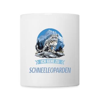 Snow Leopard Schneeleoparden Schneeleopard - Mug - white - Front