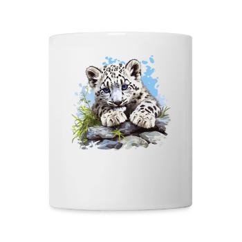 Snow Leopard Schneeleoparden Schneeleopard - Mug - white - Front