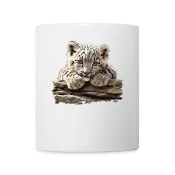 Snow Leopard Schneeleoparden Schneeleopard - Mug - white - Front