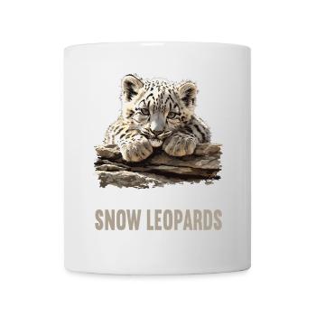 Snow Leopard Schneeleoparden Schneeleopard - Mug - white - Front