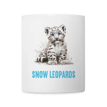 Snow Leopard Schneeleoparden Schneeleopard - Mug - white - Front