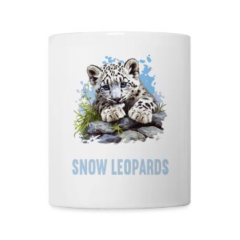 Snow Leopard Schneeleoparden Schneeleopard - Mug - white - Front