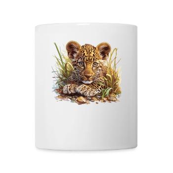 Leoparden Leopard - Mug - white - Front
