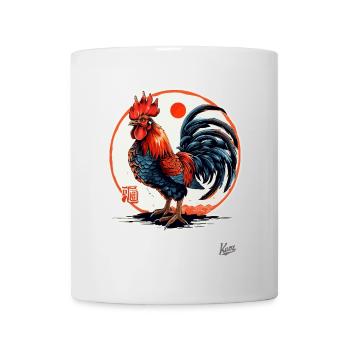 Coq fort, cool et fier - Mug blanc - blanc - Devant