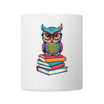 Books Owl Reading Owl Literature Book Love - Mug - white - Front