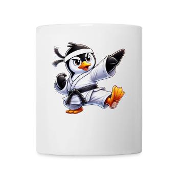 Pingouin Karaté Arts Martiaux Arts Martiaux Arts Martiaux - Mug blanc - blanc - Devant