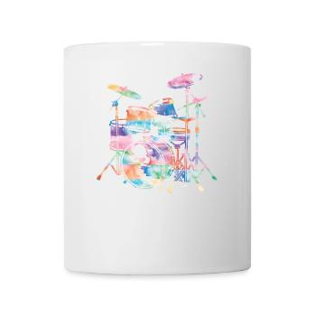 Batterie Batteurs Batteurs - Mug blanc - blanc - Devant