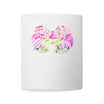 Batterie Batteurs Batteurs - Mug blanc - blanc - Devant