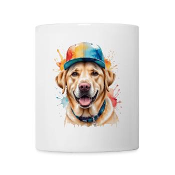 Labrador Retriever Snapback Cap Dog Design Print - Mug - white - Front