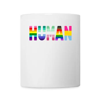 Gender Lesben, Schwule, Trans, Queer Regenbogen - Tasse - Weiß - Vorne