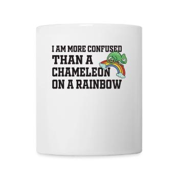 Ich Bin Verwirrter Als Ein Chamäleon - Tasse - Weiß - Vorne