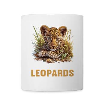 Leoparden Leopard - Mug - white - Front